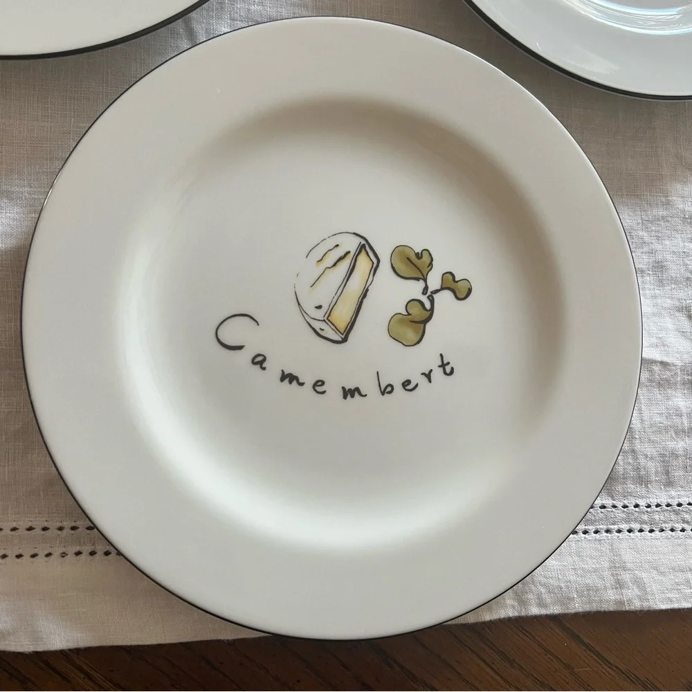 Pottery Barn Cheese Plates Set of 3